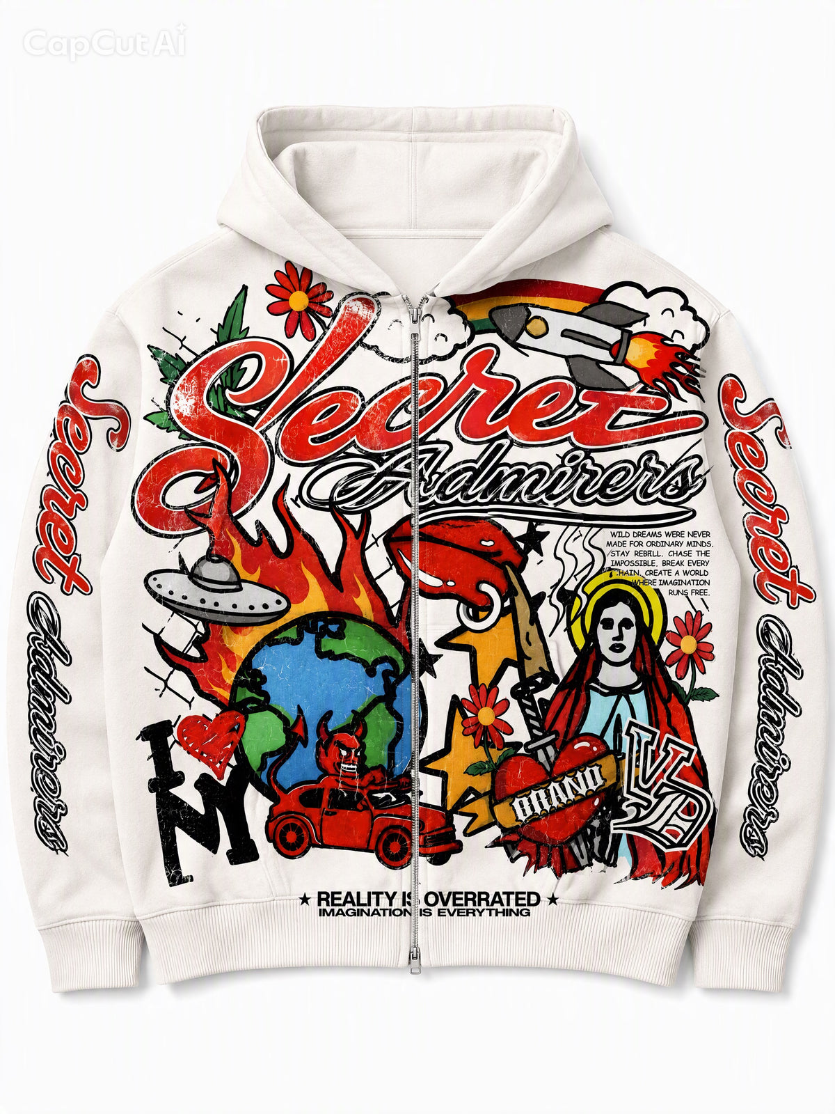 "1V1 SECRET'S ADMIRED" HOODIE