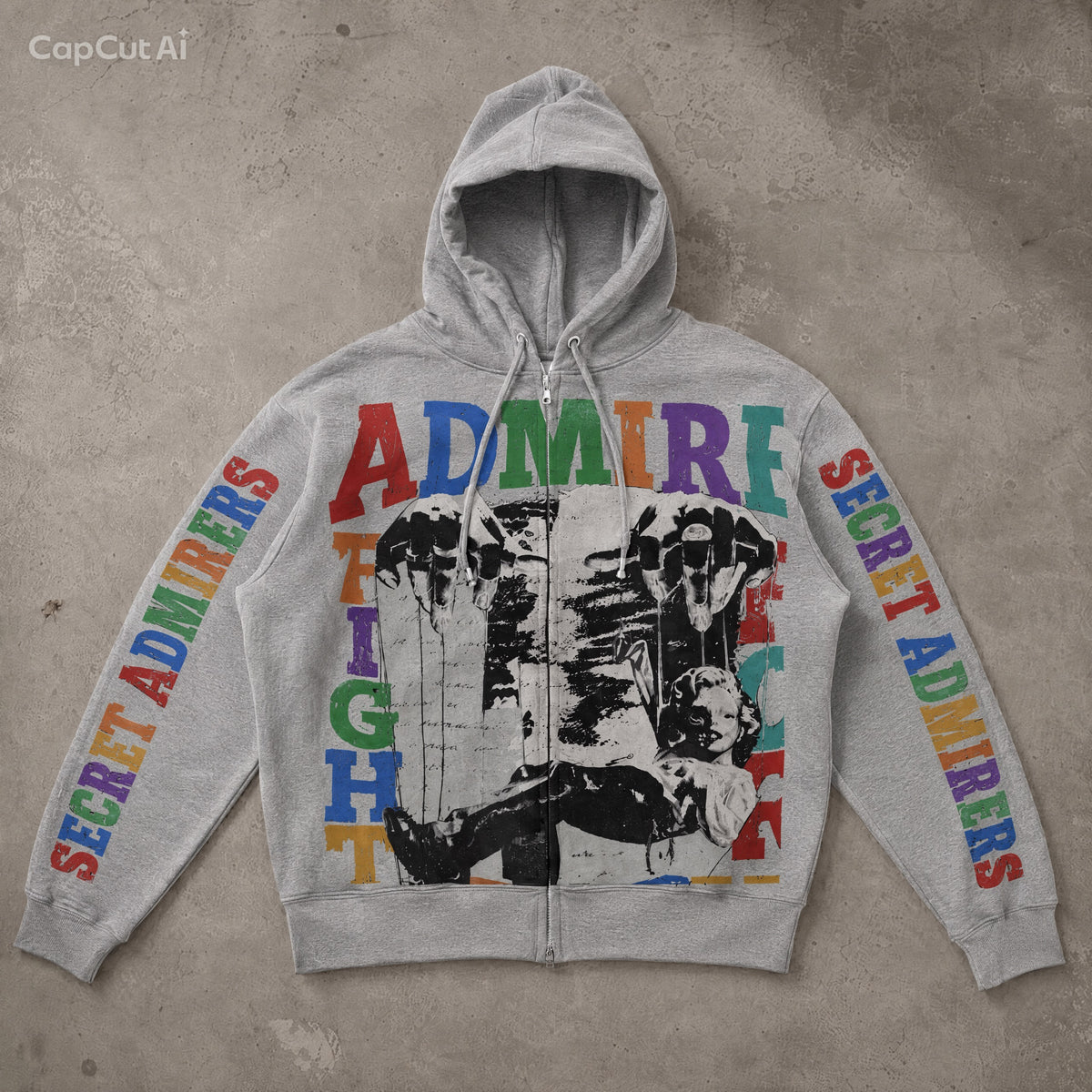 ''FIGHT FOR GLORY'' ZIP-UP HOODIE