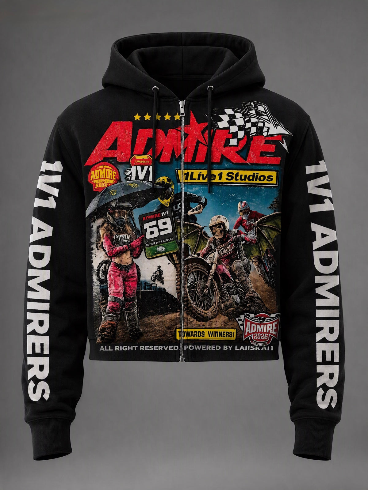 "1V1 ADMIRE RACING" HOODIE