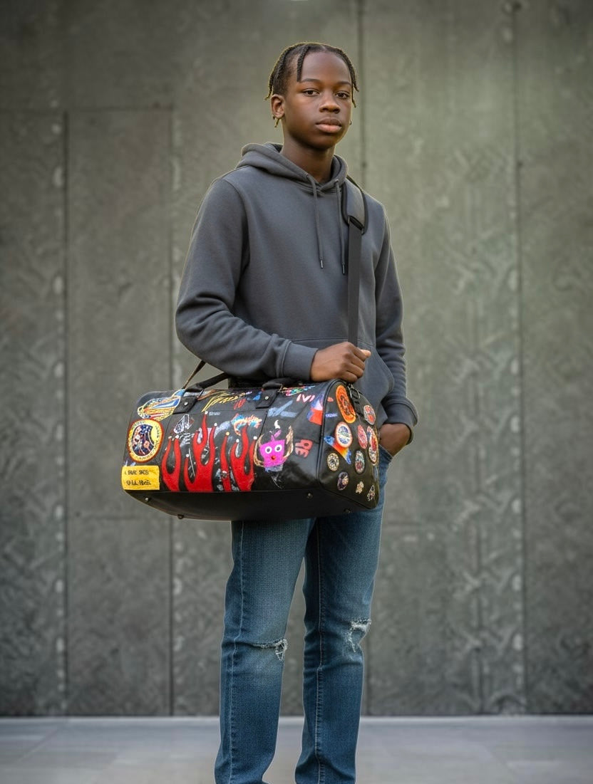 "LANSKII FLAMERZ" DUFFLE BAG